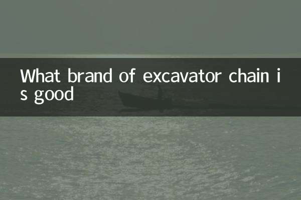 Quelle marque de chaîne d'excavatrice est bonne