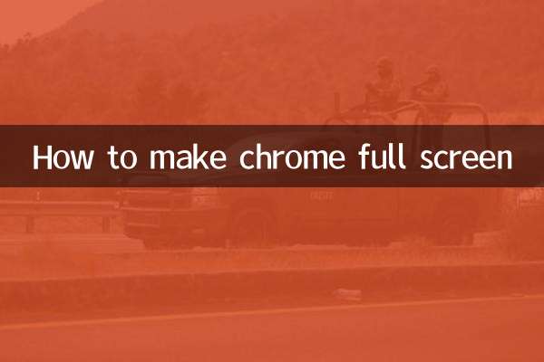 chrome怎麼全屏