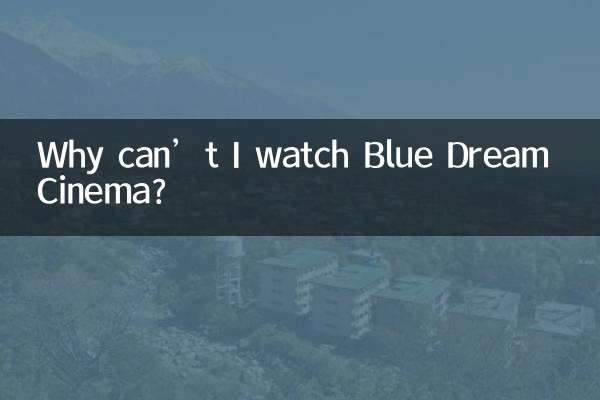 Why can’t I watch Blue Dream Cinema?