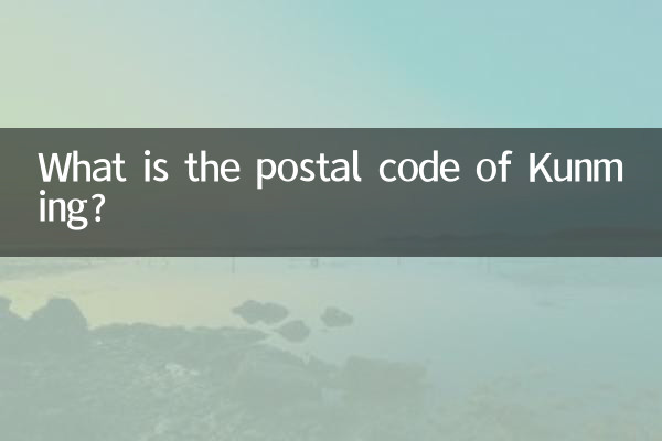 Qual è il codice postale di Kunming?