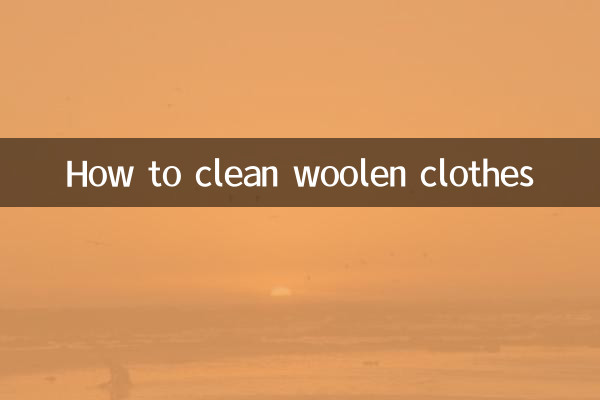 Cómo limpiar ropa de lana