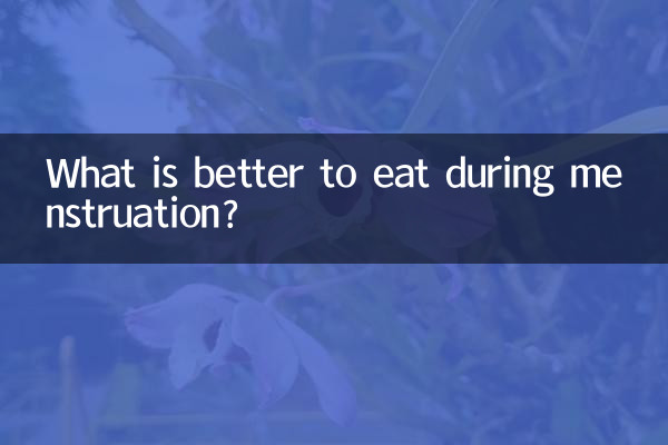 Was ist während der Menstruation besser zu essen?