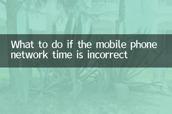 Cosa fare se l'orario della rete mobile non è corretto