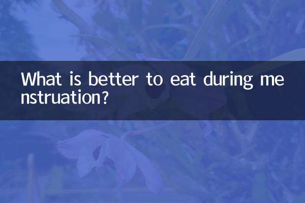 Was ist während der Menstruation besser zu essen?