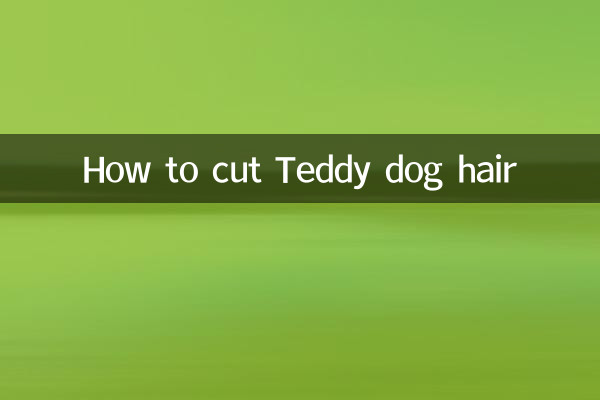 Come tagliare i peli del cane Teddy