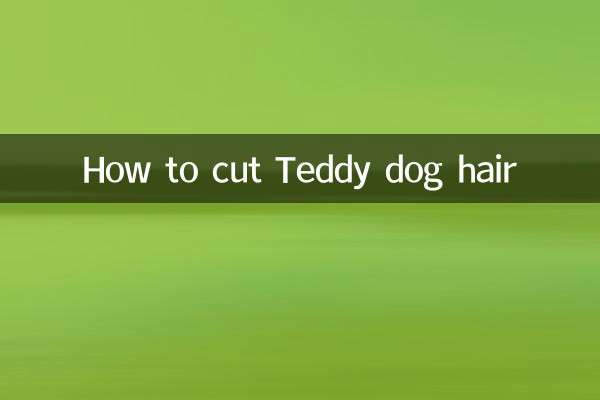 Come tagliare i peli del cane Teddy