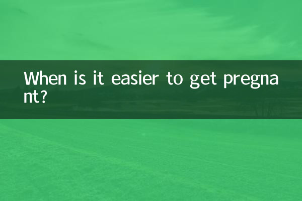 什么时间比较容易怀孕