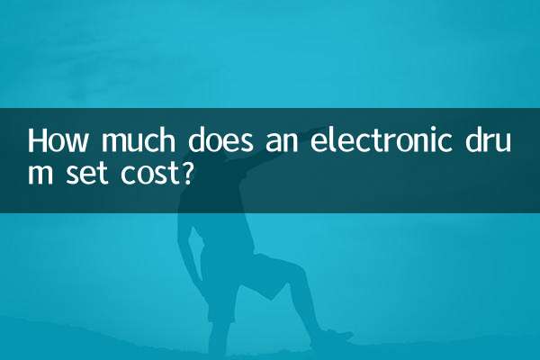 एक इलेक्ट्रॉनिक ड्रम सेट की कीमत कितनी है?