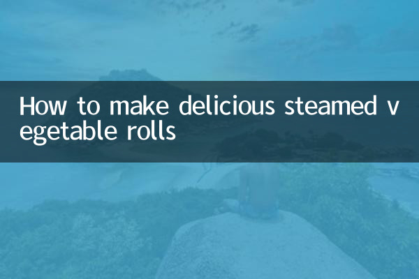 स्वादिष्ट उबले हुए वेजिटेबल रोल कैसे बनायें