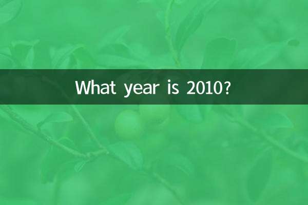 2010年屬於什麼年