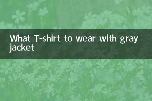 Quale maglietta indossare con la giacca grigia