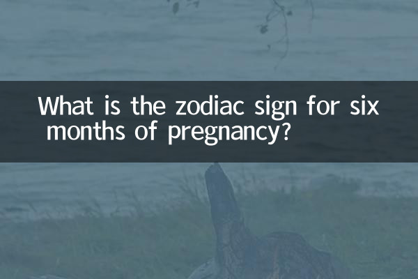 What is the zodiac sign for six months of pregnancy?