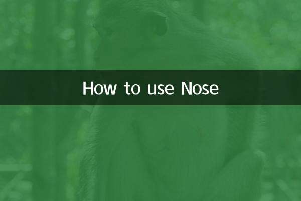 노즈 사용법