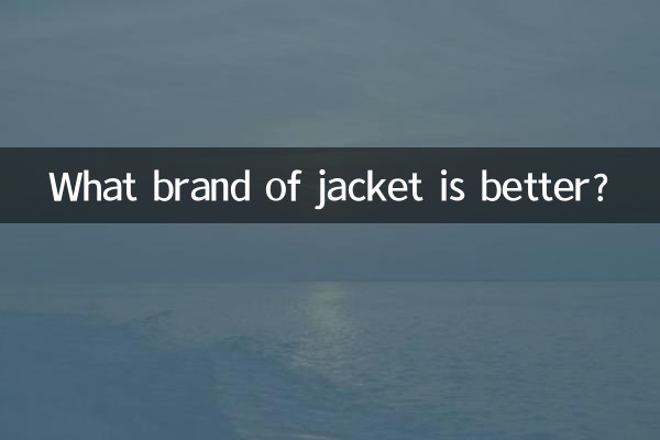 어떤 브랜드의 재킷이 더 좋나요?