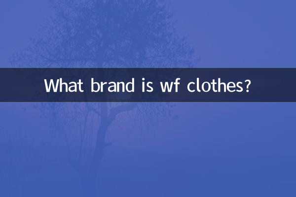 WF کپڑے کون سا برانڈ ہے؟