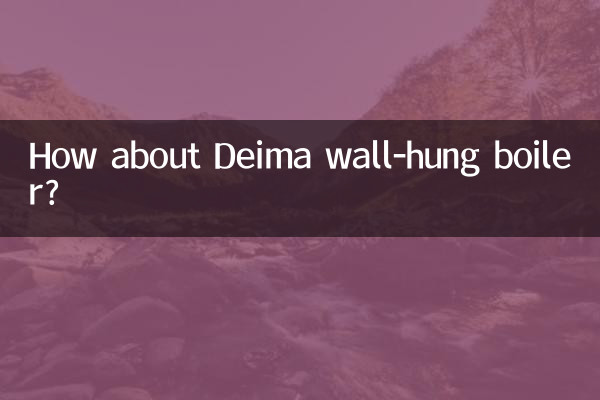 ¿Qué tal la caldera mural Deima?