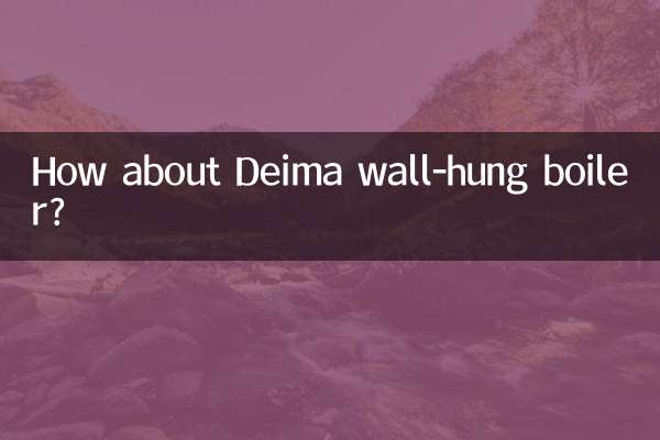 ¿Qué tal la caldera mural Deima?