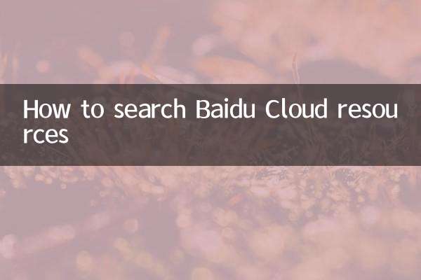 Baidu ক্লাউড সংস্থানগুলি কীভাবে অনুসন্ধান করবেন