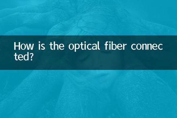 Como a fibra óptica é conectada?