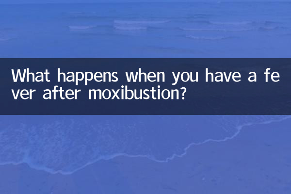O que acontece quando você tem febre após a moxabustão?
