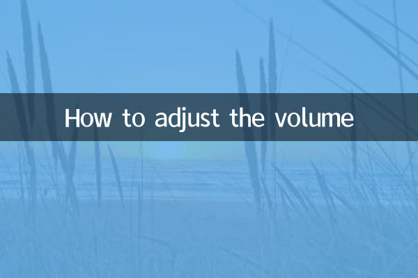 Come regolare il volume