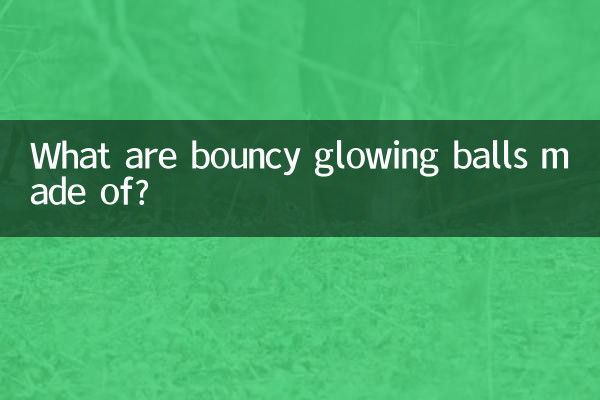 Из чего сделаны надувные светящиеся шарики?