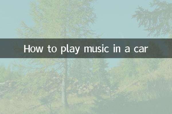 Como tocar música em um carro