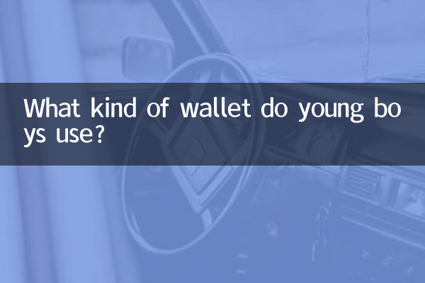 پسران جوان از چه کیف پولی استفاده می کنند؟