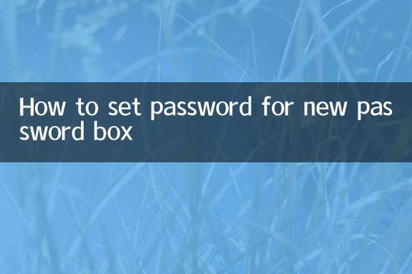 Как установить пароль для поля нового пароля