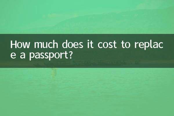 Combien coûte le remplacement d’un passeport ?