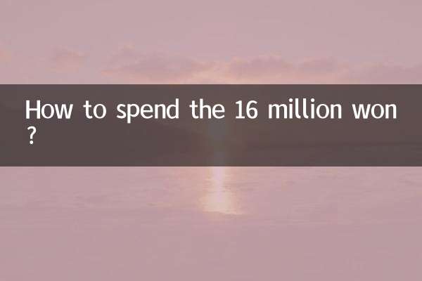 16 লাখ টাকা কীভাবে খরচ করবেন?