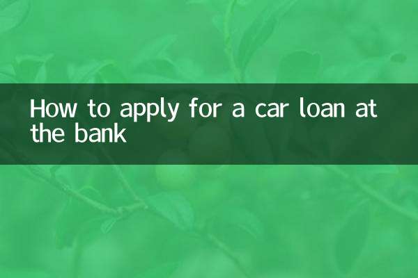 So beantragen Sie einen Autokredit bei der Bank