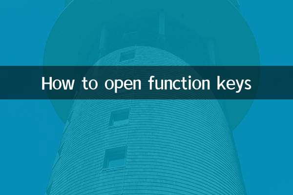 기능 키를 여는 방법