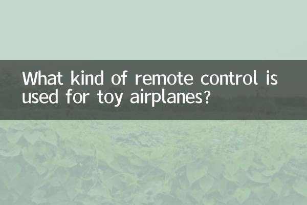 খেলনা বিমানের জন্য কোন ধরনের রিমোট কন্ট্রোল ব্যবহার করা হয়?