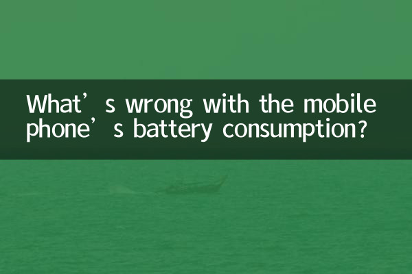 Was stimmt mit dem Akkuverbrauch des Mobiltelefons nicht?