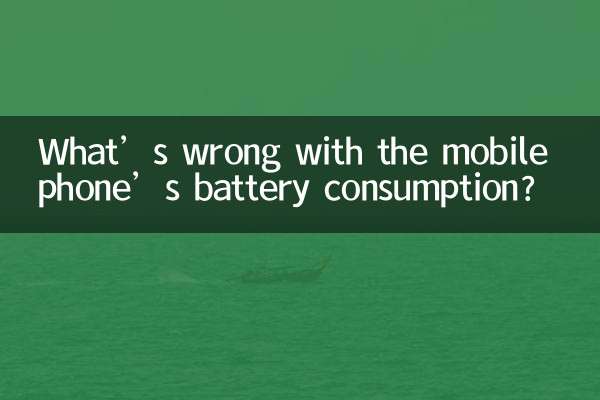 Was stimmt mit dem Akkuverbrauch des Mobiltelefons nicht?