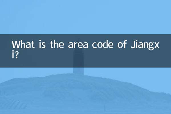 جیانگسی کا ایریا کوڈ کیا ہے؟