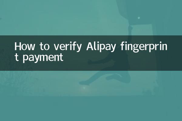 怎么验证支付宝指纹支付