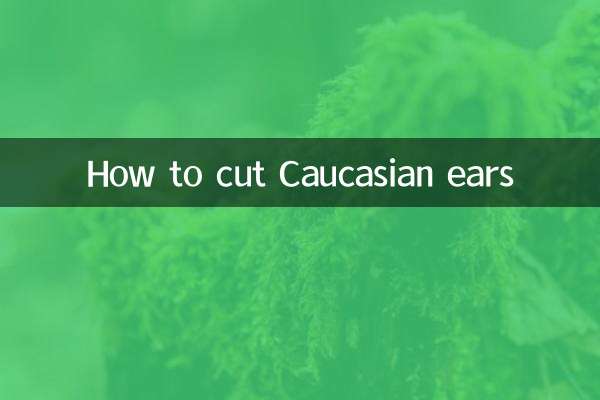 Wie man kaukasische Ohren schneidet