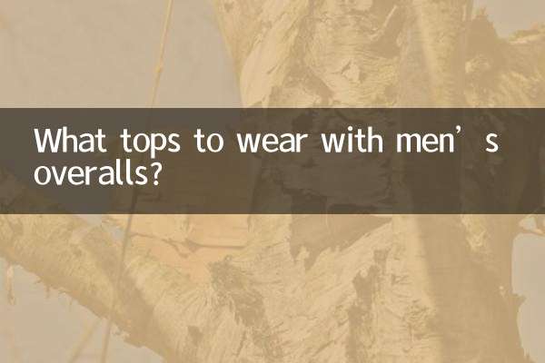 Que tops usar com macacão masculino?