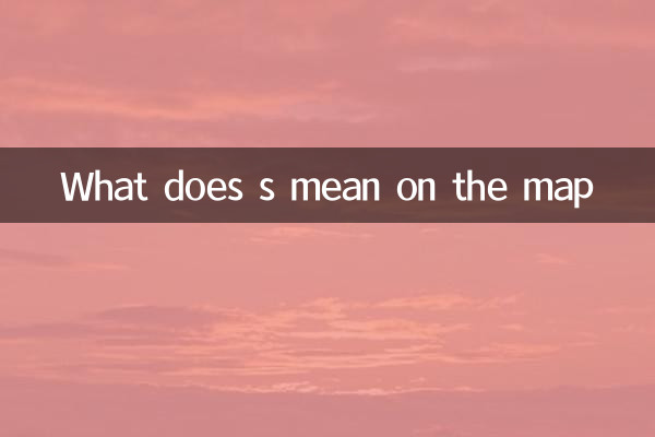Was bedeutet s auf der Karte?