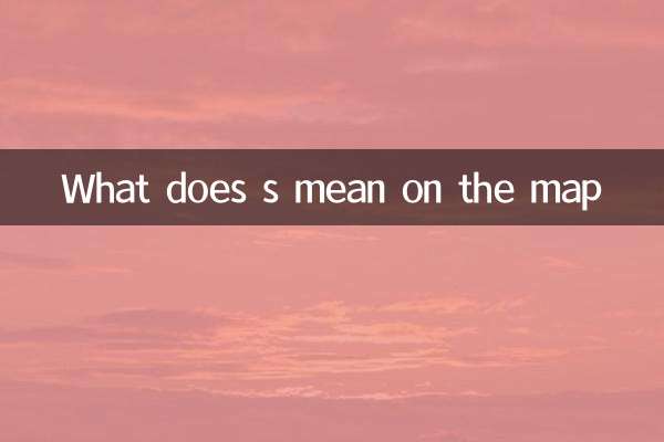 Was bedeutet s auf der Karte?