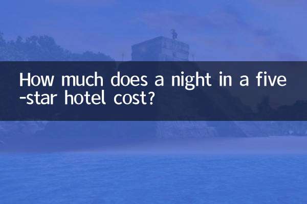 ¿Cuánto cuesta una noche en un hotel de cinco estrellas?