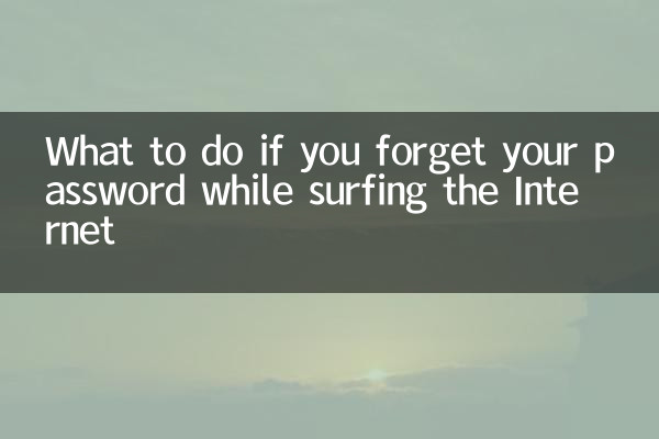 ماذا تفعل إذا نسيت كلمة المرور الخاصة بك أثناء تصفح الإنترنت