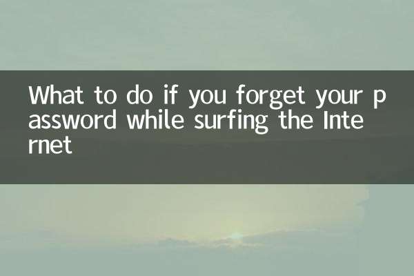 ماذا تفعل إذا نسيت كلمة المرور الخاصة بك أثناء تصفح الإنترنت