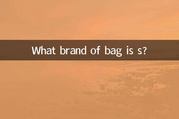 S는 어떤 브랜드의 가방인가요?