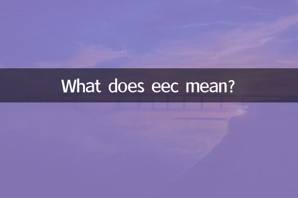 Eec은 무슨 뜻인가요?
