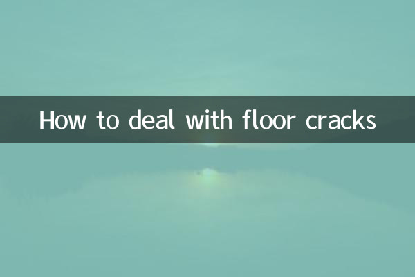 Como lidar com rachaduras no chão