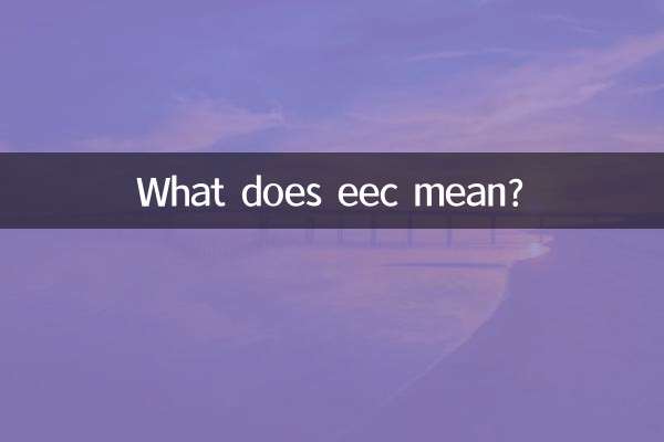 Eec은 무슨 뜻인가요?