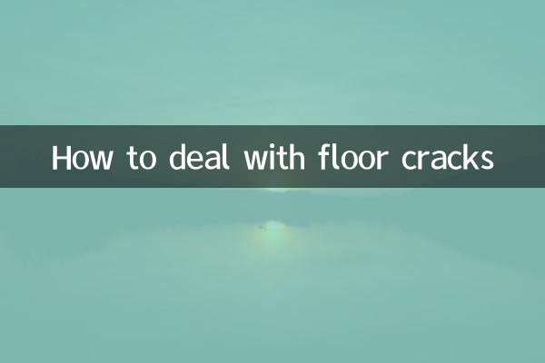 Cómo lidiar con las grietas del piso